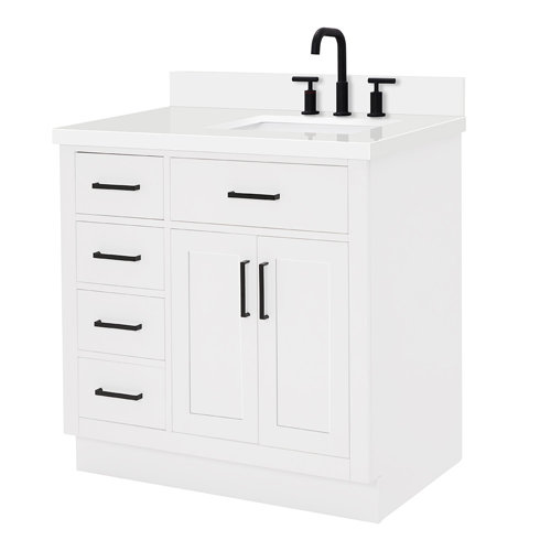 Wildon Home® Sidmouth 37'' Freestanding Single Bathroom Vanity with